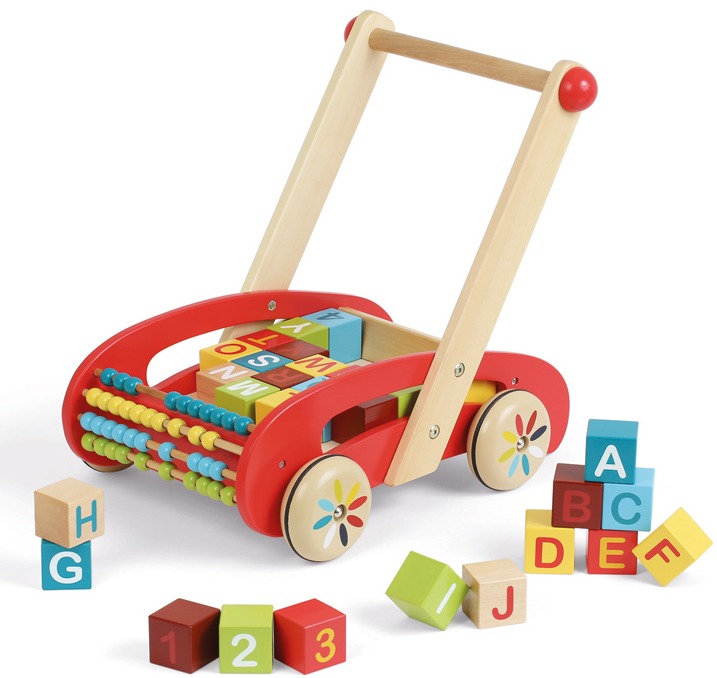 Walker with ABC Blocks - Janod - The Toy Workshop